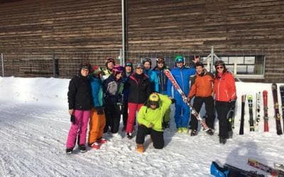 Prima uscita sugli sci 2019 a Splügen