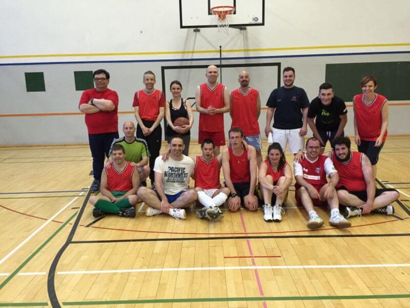 Amichevole di Basket 2016 con impiegati comunali di Biasca