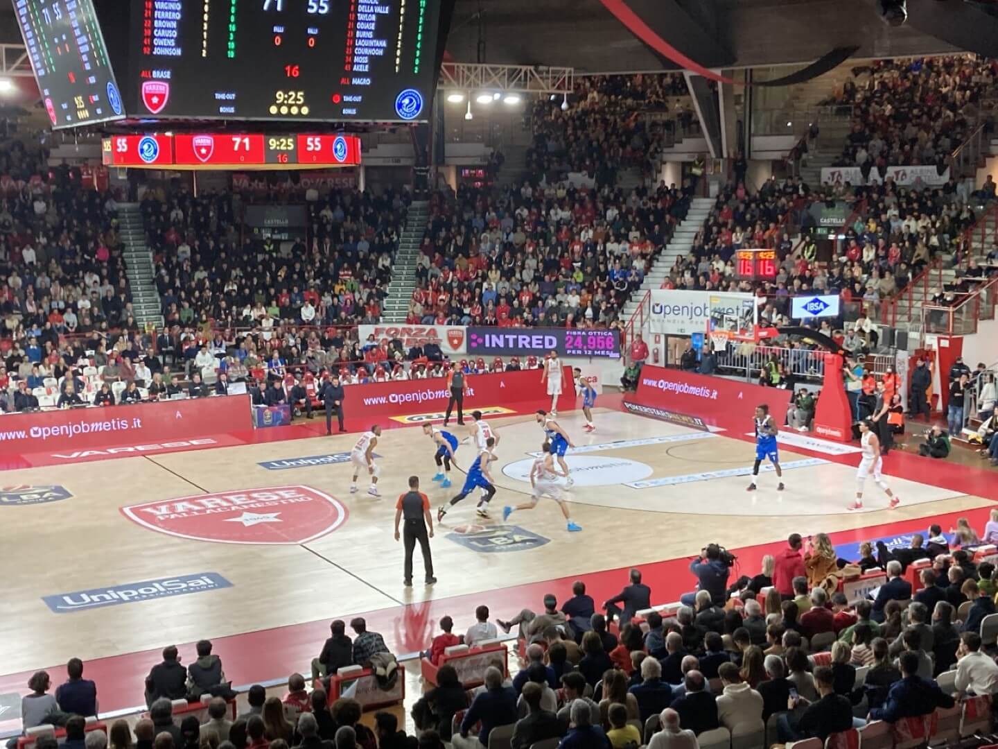 Uscita basket Varese